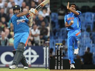 Rahane and Munaf produce cheer for india.
