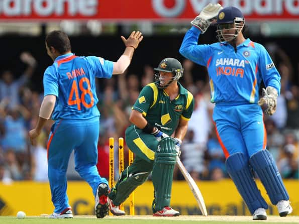 Live Cricket Score India vs Australia, 7th CB Series ODI at Gabba: India need to 289 to win Live Cricket Score India vs Australia, 7th CB Series ODI at Gabba: India need to 289 to win