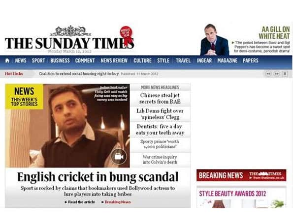 2011 India-Pak World Cup semis fixed: UK newspaper's sting operation with bookie 2011 India-Pak World Cup semis fixed: UK newspaper's sting operation with bookie