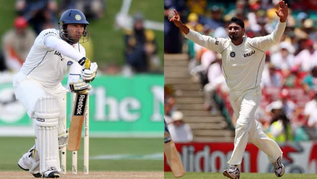 Yuvraj Singh (L) and Harbhajan Singh Yuvraj Singh (L) and Harbhajan Singh