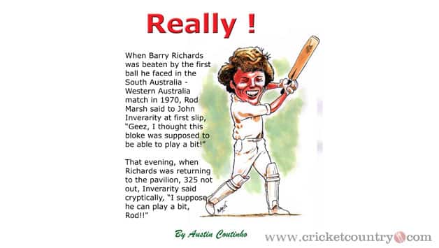 Barry Richards's Triple Treat! Barry Richards's Triple Treat!