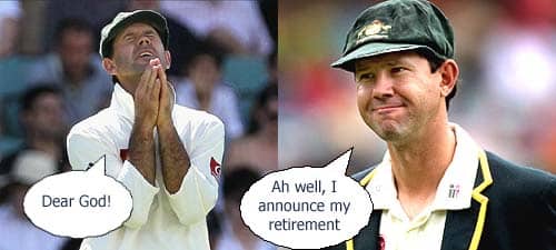 The reason Ricky Ponting retired from Test cricket! The reason Ricky Ponting retired from Test cricket!
