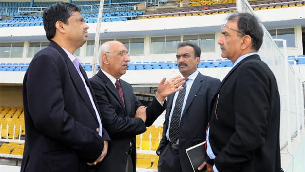 India vs Pakistan: PCB officials check security arrangements at Chennai stadium India vs Pakistan: PCB officials check security arrangements at Chennai stadium