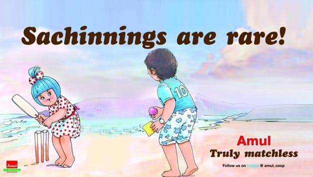 Amul honours Sachin Tendulkar on his retirement in latest ad Amul honours Sachin Tendulkar on his retirement in latest ad