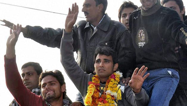 Shami Ahmed returns home to a hero's welcome Shami Ahmed returns home to a hero's welcome