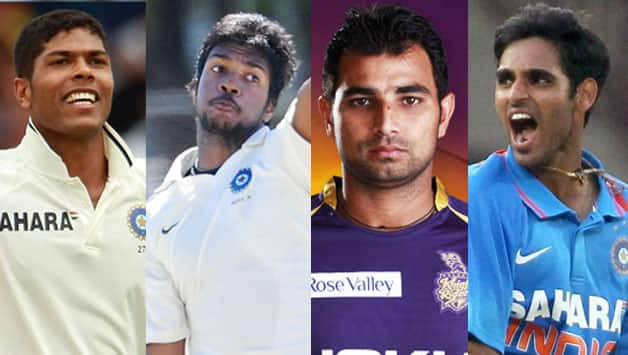 Yadav, Aaron, Shami and Bhuvneshwar could form India's next bunch of seamers Yadav, Aaron, Shami and Bhuvneshwar could form India's next bunch of seamers