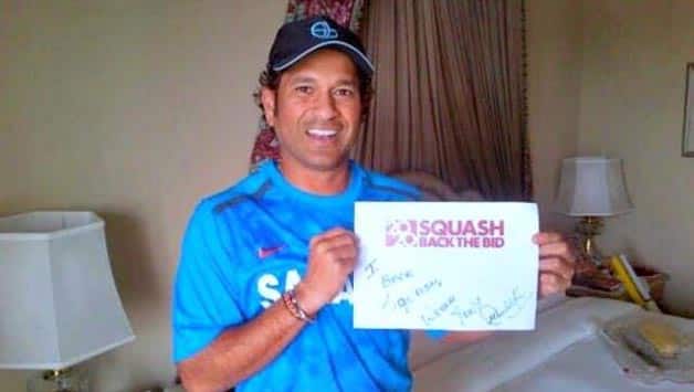 Sachin Tendulkar squash Sachin Tendulkar squash