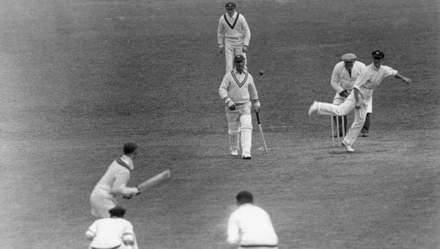 Clarrie Grimmett takes 13 wickets at Durban in what would turned out to be his farewell Test match Clarrie Grimmett takes 13 wickets at Durban in what would turned out to be his farewell Test match