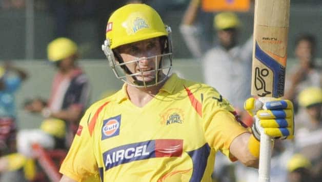 Michael Hussey's 95 powers Chennai Super Kings to 200/3 Michael Hussey's 95 powers Chennai Super Kings to 200/3