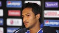Shakib Al Hasan fined for showing dissent at umprie’s decision during tie against Zimbabwe