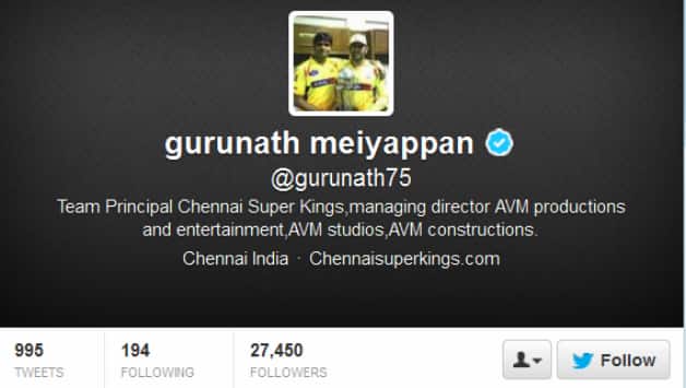 Live Updates: IPL 2013 spot-fixing controversy — Gurunath Meiyappan not owner of CSK, says India Cements Live Updates: IPL 2013 spot-fixing controversy — Gurunath Meiyappan not owner of CSK, says India Cements