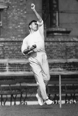 Alec Bedser scalps seven wickets in each innings of an Ashes Test Alec Bedser scalps seven wickets in each innings of an Ashes Test