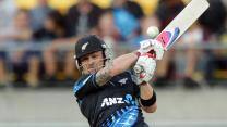 Brendon McCullum, Hamish Rutherford slam fifties as New Zealand post 201/4 against England in 1st T20