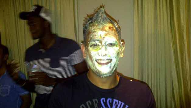 MS Dhoni's celebrates birthday with West Indies players MS Dhoni's celebrates birthday with West Indies players