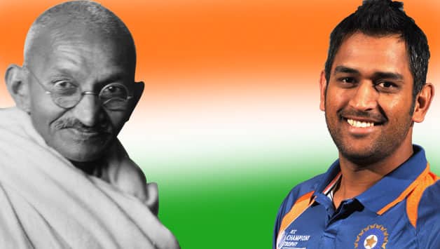 MS Dhoni: I follow many of Mahatma Gandhi’s philosophy MS Dhoni: I follow many of Mahatma Gandhi’s philosophy