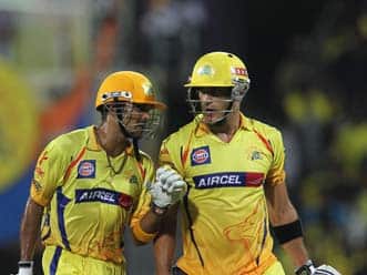 Faf du Plessis, Badrinath power CSK to a competitive total  against PWI