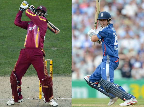 Chris Gayle and Alastair Cook - brutality vs silken touch! Chris Gayle and Alastair Cook - brutality vs silken touch!