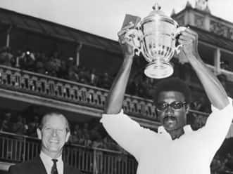 West Indies pop the champagne moment West Indies pop the champagne moment