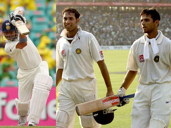 A Tendulkar hundred at Adelaide with Dravid & Laxman in great support roles!