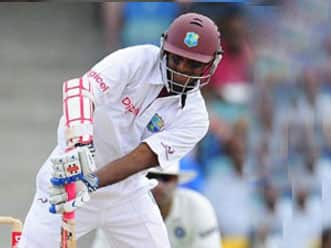 Live Score India vs West Indies first Test at Kotla: Windies reach 159 for 3 at tea