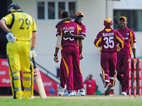 Live Cricket Score West Indies vs Australia, 5th ODI at Gros Islet Live Cricket Score West Indies vs Australia, 5th ODI at Gros Islet