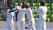 Bangladesh face defeat in first Test as Tino Best picks four on fifth day