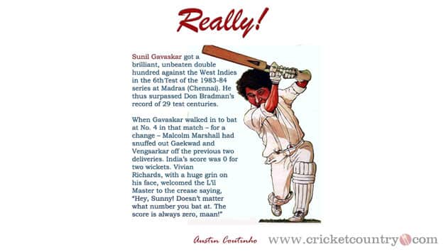 When Sunil Gavaskar Realised It's Zero Hour Anyways! When Sunil Gavaskar Realised It's Zero Hour Anyways!