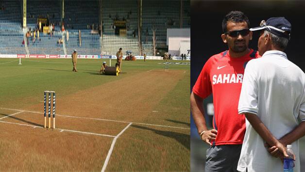 Panic in Team India after green tinge spotted on Wankhede wicket on the eve of the second Test Panic in Team India after green tinge spotted on Wankhede wicket on the eve of the second Test