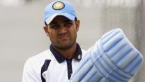 India selectors chat with Virender Sehwag prior to third ODI against Pakistan