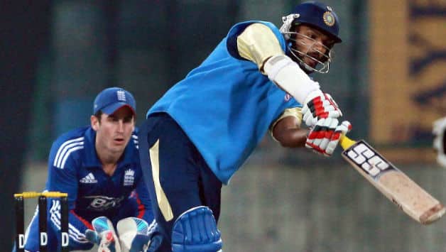 Delhi vs England XI: Shikhar Dhawan and Milind Kumar take Delhi through Delhi vs England XI: Shikhar Dhawan and Milind Kumar take Delhi through