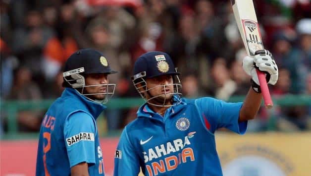 Suresh Raina half-century lifts India to 226 against England in fifth ODI at Dharamsala Suresh Raina half-century lifts India to 226 against England in fifth ODI at Dharamsala