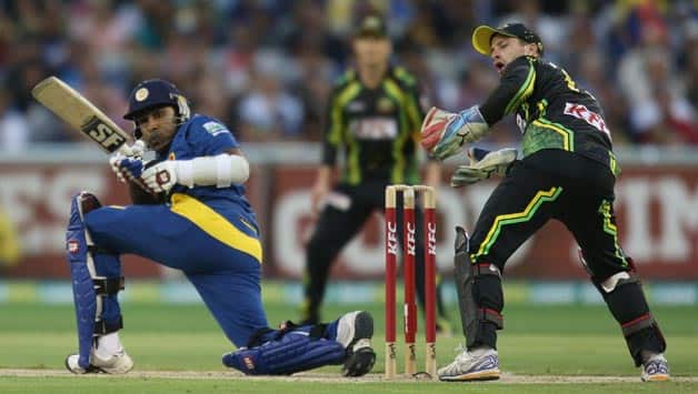 Sri Lanka set -run target against Australia in 2nd T20 at Melbourne Sri Lanka set -run target against Australia in 2nd T20 at Melbourne