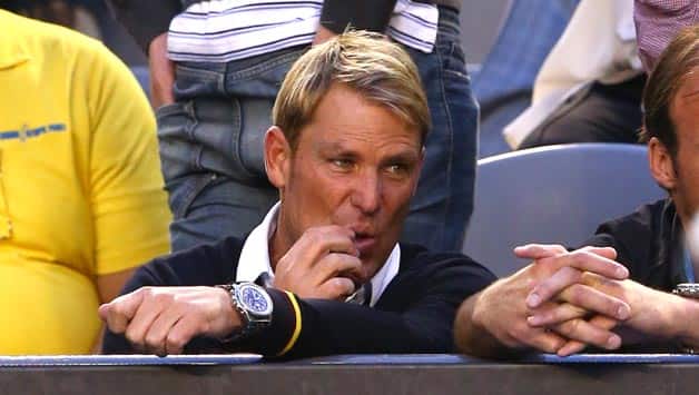 Shane Warne gets flak after posting semi-naked image on Twitter Shane Warne gets flak after posting semi-naked image on Twitter