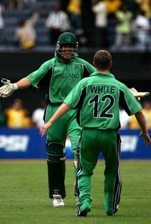 Ireland celebrates St. Patrick's Day in Jamaica after shocking win over Pakistan in the 2007 World Cup Ireland celebrates St. Patrick's Day in Jamaica after shocking win over Pakistan in the 2007 World Cup
