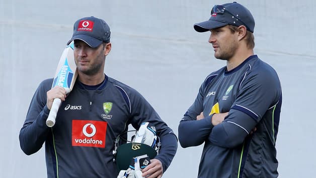 Michael Clarke, Shane Watson hardly communicate during Australia's training session ahead of 4th Test Michael Clarke, Shane Watson hardly communicate during Australia's training session ahead of 4th Test