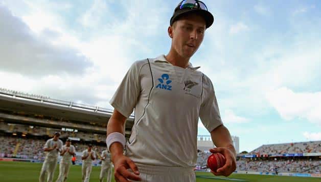Auckland: Mar 24, 2013 New Zealand imploded at the start of their second innings as they set out to build on a daunting 239-run first innings lead on the third day of the final Test against England on Sunday. At stumps at Eden Park in the series-deciding final Test, New Zealand were three for 35, leading by 274 after dismissing England for 204. Opener Peter Fulton, who scored his maiden Test century in the first innings, was unbeaten on 14 which included three boundaries, with Dean Brownlie on 13. In a chaotic final session of play, eight wickets fell for 39 runs as the England tail collapsed and the New Zealand top order followed suit, increasing the chances of a decision in the deadlocked series. The rain-abbreviated first two Tests were drawn but only fine weather is forecast for Auckland over the next two days. New Zealand decided not to enforce the follow on after ripping out the England tail after tea as they gambled on bowling last on a deteriorating wicket.Live Cricket Score: New Zealand vs England, 3rd Test at Auckland — Day 4 Auckland: Mar 24, 2013 New Zealand imploded at the start of their second innings as they set out to build on a daunting 239-run first innings lead on the third day of the final Test against England on Sunday. At stumps at Eden Park in the series-deciding final Test, New Zealand were three for 35, leading by 274 after dismissing England for 204. Opener Peter Fulton, who scored his maiden Test century in the first innings, was unbeaten on 14 which included three boundaries, with Dean Brownlie on 13. In a chaotic final session of play, eight wickets fell for 39 runs as the England tail collapsed and the New Zealand top order followed suit, increasing the chances of a decision in the deadlocked series. The rain-abbreviated first two Tests were drawn but only fine weather is forecast for Auckland over the next two days. New Zealand decided not to enforce the follow on after ripping out the England tail after tea as they gambled on bowling last on a deteriorating wicket.Live Cricket Score: New Zealand vs England, 3rd Test at Auckland — Day 4
