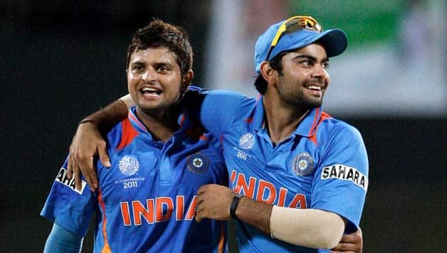 Suresh Raina, Virat Kohli in top 10 of ICC Player Rankings for T20 batsmen Suresh Raina, Virat Kohli in top 10 of ICC Player Rankings for T20 batsmen