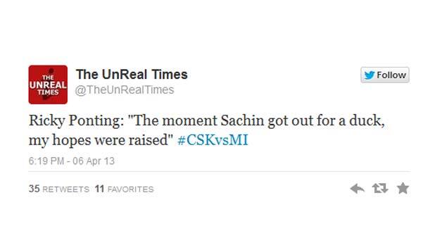 IPL 2013, CSK vs Mumbai Indians: An UnReal report and conversations between Mukesh and Nita Ambani! IPL 2013, CSK vs Mumbai Indians: An UnReal report and conversations between Mukesh and Nita Ambani!