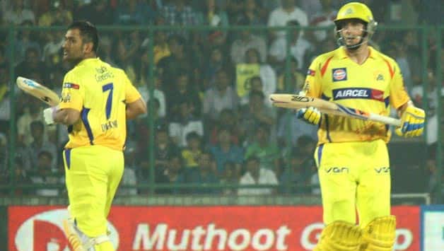 Dhoni's presence in middle-order makes it easier for Hussey to bat freely Dhoni's presence in middle-order makes it easier for Hussey to bat freely
