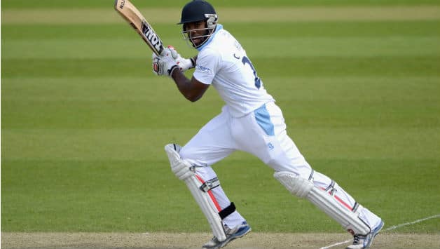 Derbyshire batsman falls 5 runs short of breaking club's 117-year-old record Derbyshire batsman falls 5 runs short of breaking club's 117-year-old record