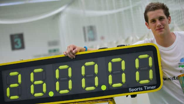 British graduate bats for 26 hours to break world record British graduate bats for 26 hours to break world record