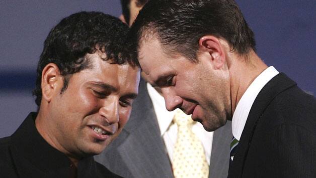 Sachin Tendulkar Ricky Ponting Sachin Tendulkar Ricky Ponting