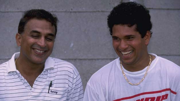 Sunil Gavaskar and Sachin Tendulkar Sunil Gavaskar and Sachin Tendulkar