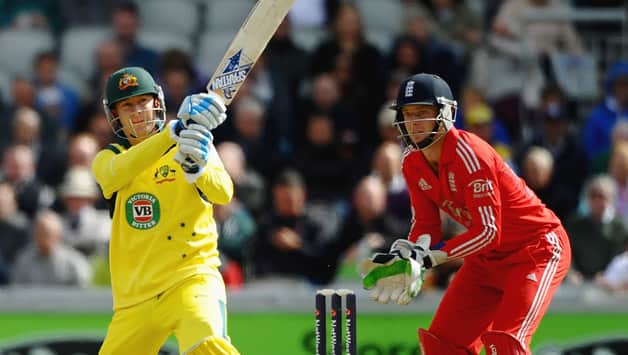Michael Clarke slams ton to guide Australia to XXX/X in 2nd ODI against England at Old Trafford Michael Clarke slams ton to guide Australia to XXX/X in 2nd ODI against England at Old Trafford