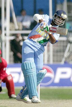 Sourav Ganguly smashes Zimbabwe for 139 in a typical one-day exhibition at Kenya Sourav Ganguly smashes Zimbabwe for 139 in a typical one-day exhibition at Kenya