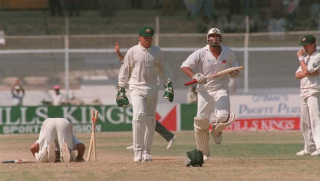 Inzamam-ul-Haq and Mushtaq Ahmed's heroics deny Australia historic win at Karachi Inzamam-ul-Haq and Mushtaq Ahmed's heroics deny Australia historic win at Karachi