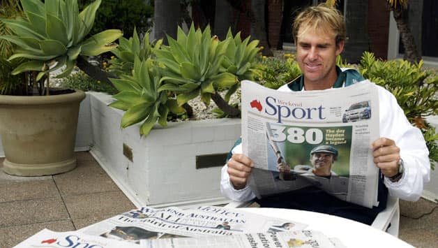Matthew Hayden scores 380 against Zimbabwe at Perth; beats Brian Lara’s world record Matthew Hayden scores 380 against Zimbabwe at Perth; beats Brian Lara’s world record