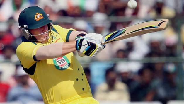India vs Australia 2013 4th ODI: Australia lose Aaron Finch early India vs Australia 2013 4th ODI: Australia lose Aaron Finch early