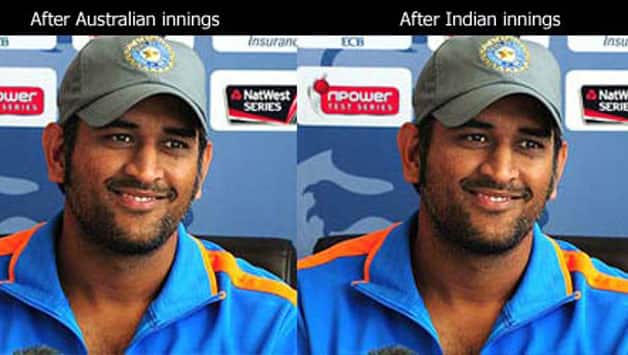 India vs Australia 2013: The 'before and after' player reactions from 2nd ODI India vs Australia 2013: The 'before and after' player reactions from 2nd ODI