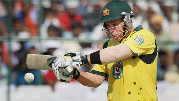 India vs Australia 2013 3rd ODI: Openers take visitors off to steady start; Score XXX for no loss in 5 overs India vs Australia 2013 3rd ODI: Openers take visitors off to steady start; Score XXX for no loss in 5 overs